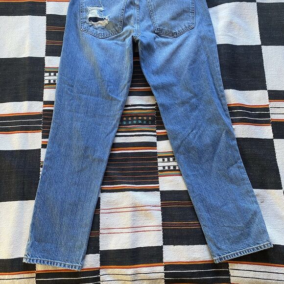 Abercrombie & Fitch Ames Low Rise Button Fly Slim Boyfriend Distressed Jeans. 26 - Picture 7 of 9